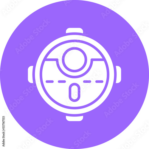 Robotic Vaccum Icon Style