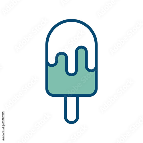 ice cream icon vector design template in white background