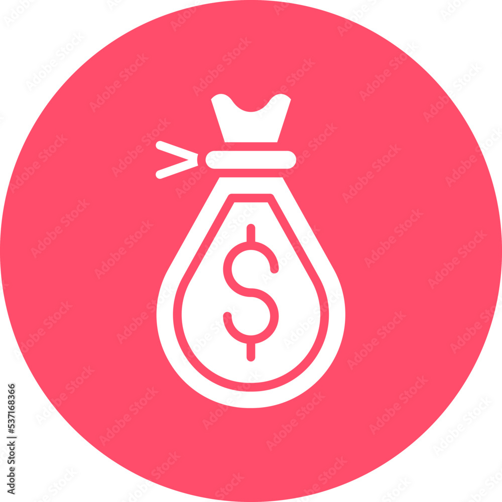 Money Bag Icon Style Money Bag Icon Style