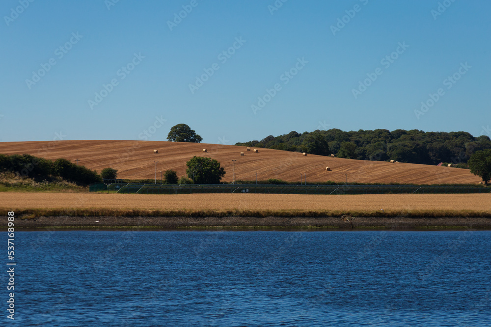 The river Clyde seen from Clydebank 