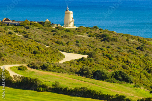 Carbonera lighthouse  Punta Mala  La Alcaidesa  Spain.