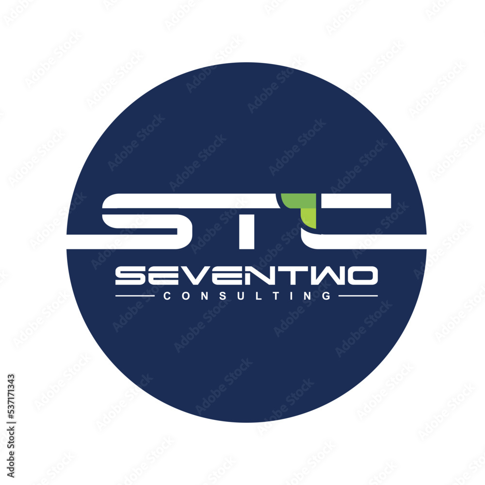 Modern STC letter monogram logo design Modern STC letter monogram logo design