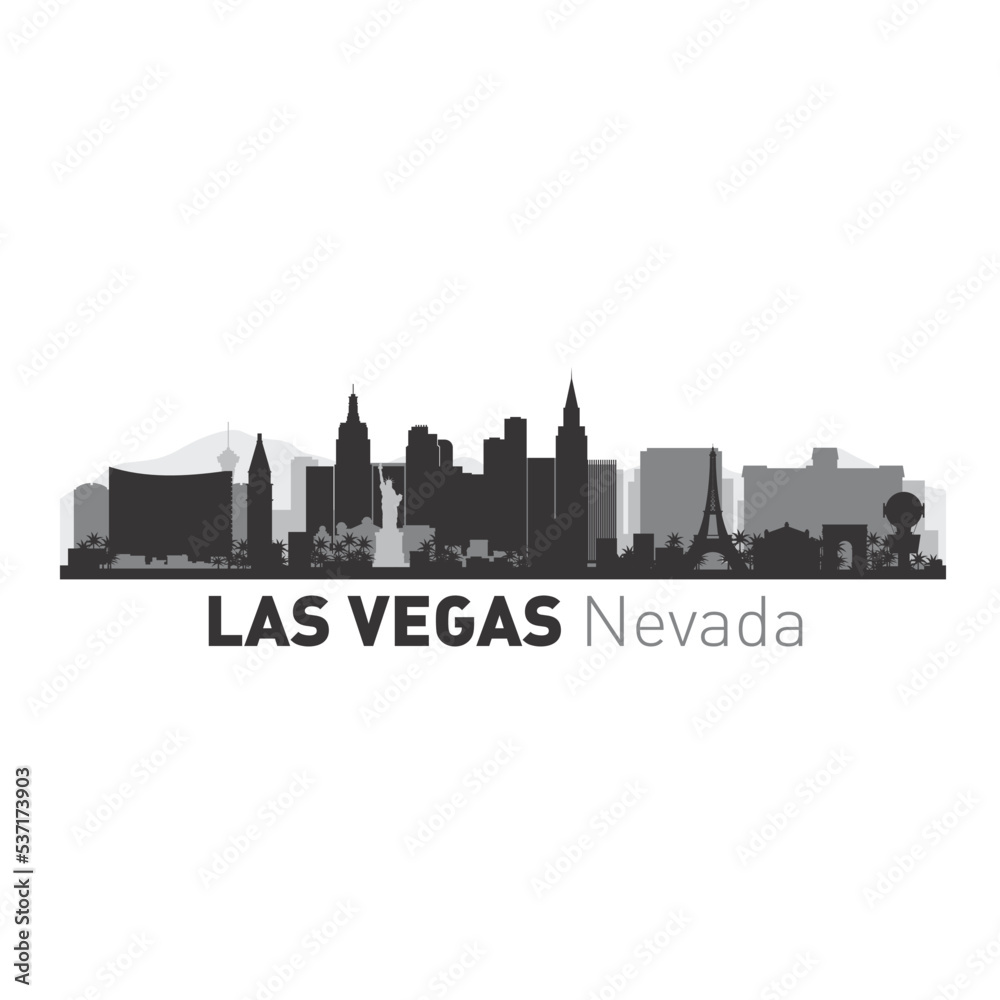 Las Vegas city skyline 