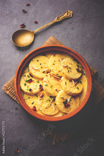 Bread Rasmalai is the tweaked version of traditional Ras malai using bread slices instead of paneer photo