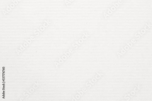 White cardboard sheet texture background, detail of recycle paper box pattern.