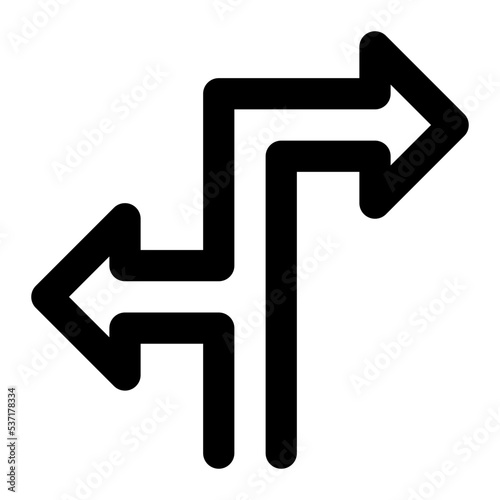 direction line icon