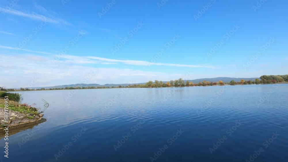 danube river on a sunny day danube river on a sunny day