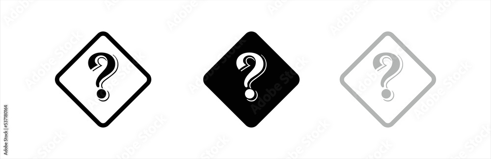 Question mark icon. Question mark sign symbol, question mark with modern style, vector illustration Question mark icon. Question mark sign symbol, question mark with modern style, vector illustration