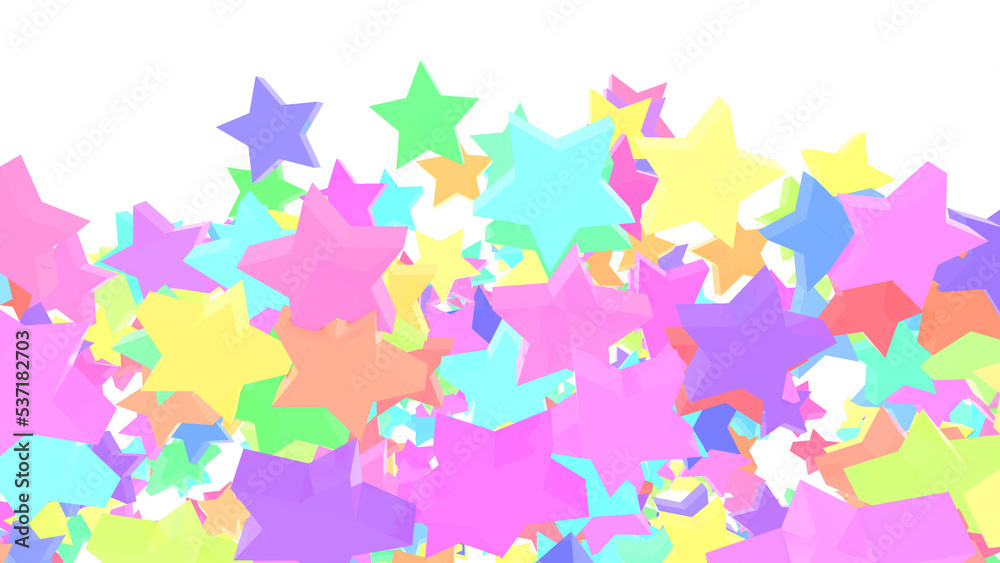 custom made wallpaper toronto digital星 VJ ポップ パステルカラー カラフル 透過背景 [別Verあり]