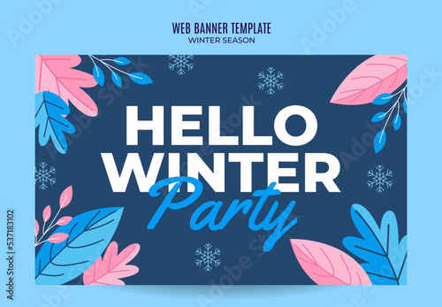holiday winter design for advertising, banners, leaflets and flyers