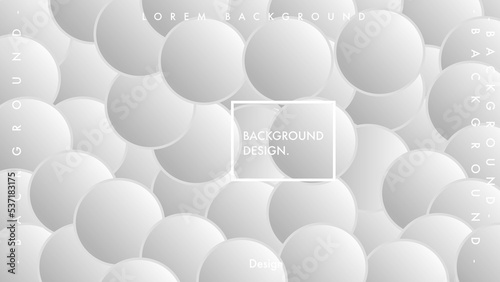White circle modern concept background illustration
