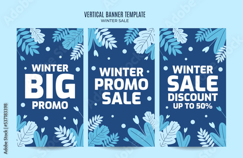 holiday winter design for advertising, banners, leaflets and flyers