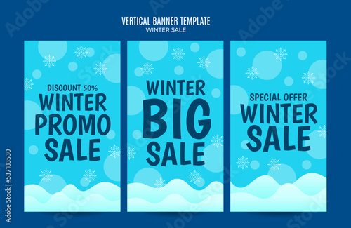 holiday winter design for advertising, banners, leaflets and flyers