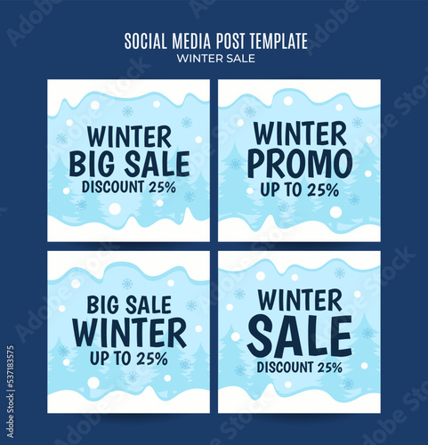 holiday winter design for advertising, banners, leaflets and flyers