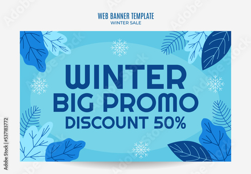 holiday winter design for advertising, banners, leaflets and flyers
