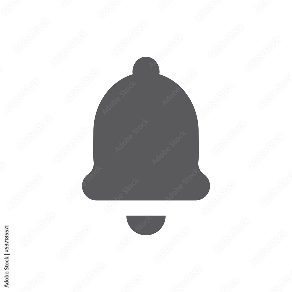Bell vector glyph icon. Simple doorbell web filled symbol. Bell vector glyph icon. Simple doorbell web filled symbol.