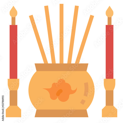 chinese candle icon