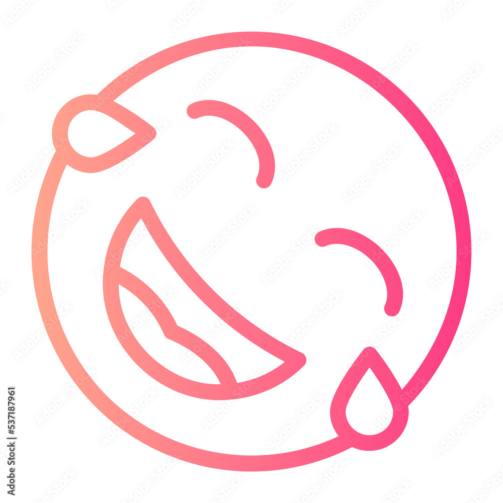 Obraz premium rolling gradient icon