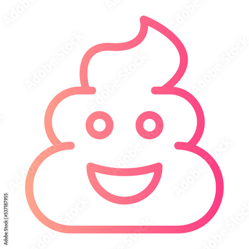 poo gradient icon