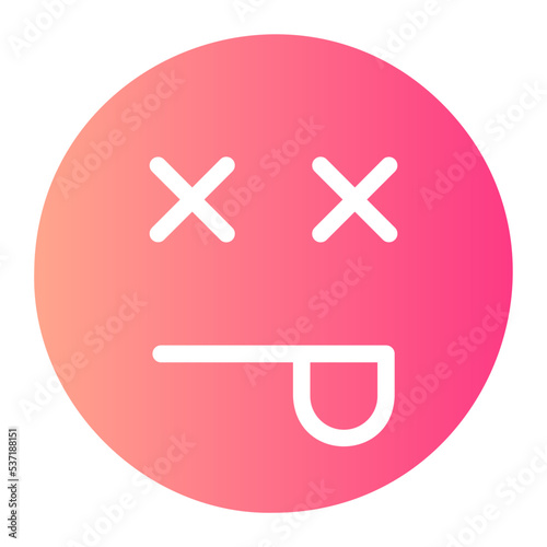 dead gradient icon