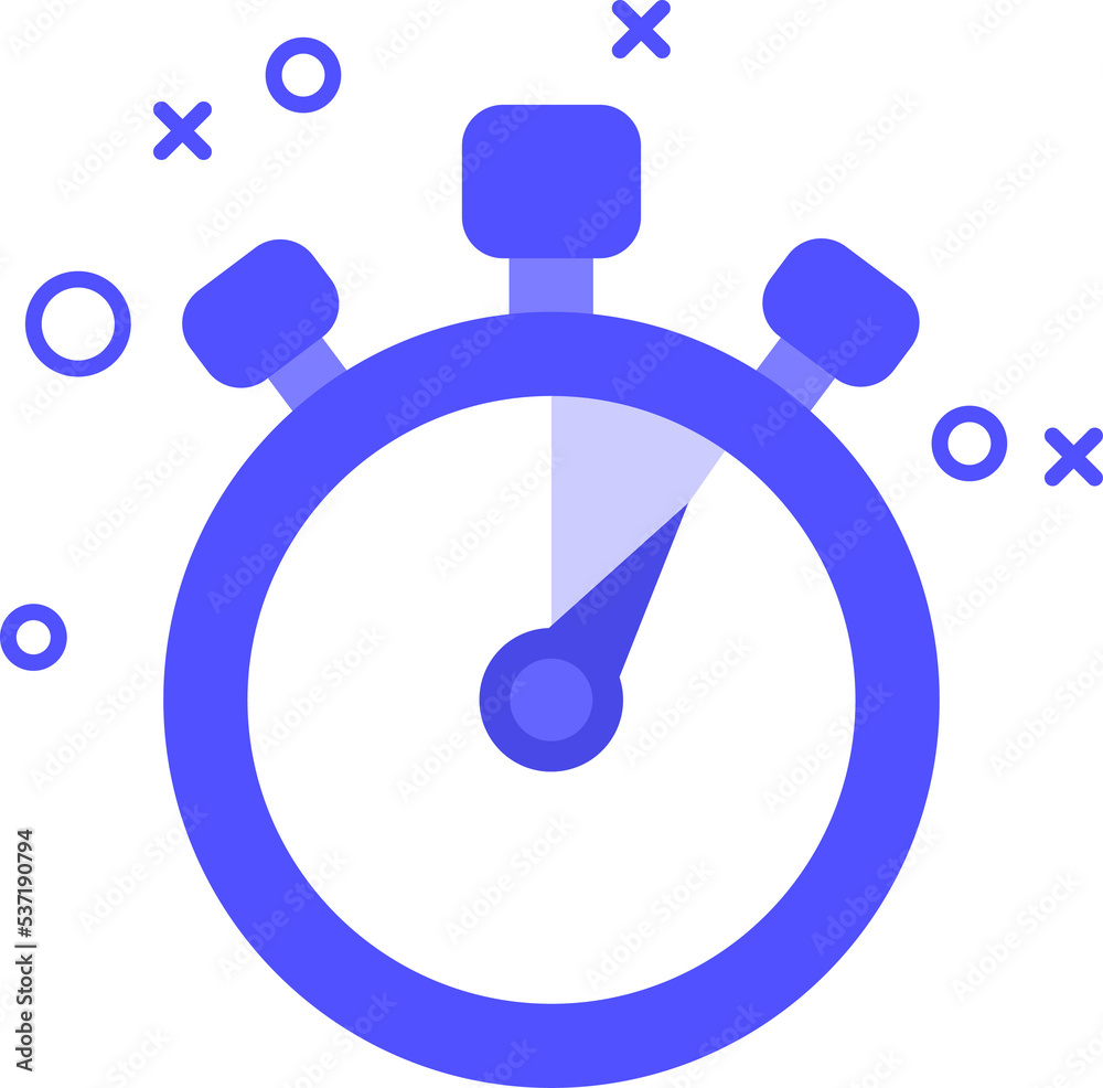 Timers icon in purple colors. Stopwatch signs in flat illustrations. Timers icon in purple colors. Stopwatch signs in flat illustrations.