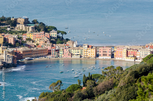 sestri levante village in Liguria, Italy