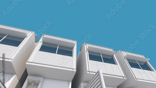 3d animation time lap architecture work
