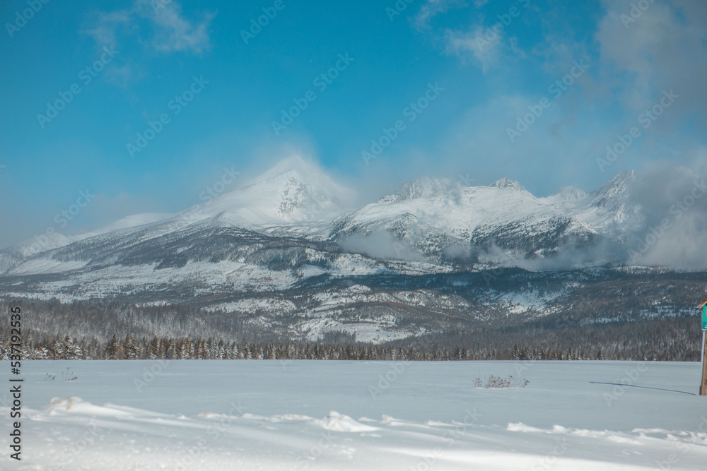 Fototapeta premium high tatras mountains in slovakia