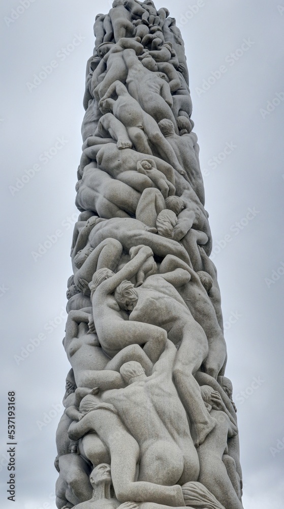parc de Vigeland à Olso en Norvège parc de Vigeland à Olso en Norvège