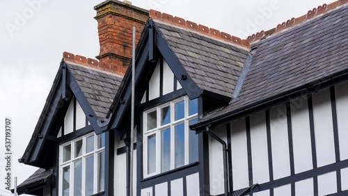 Old timber-frame houses in Altrincham