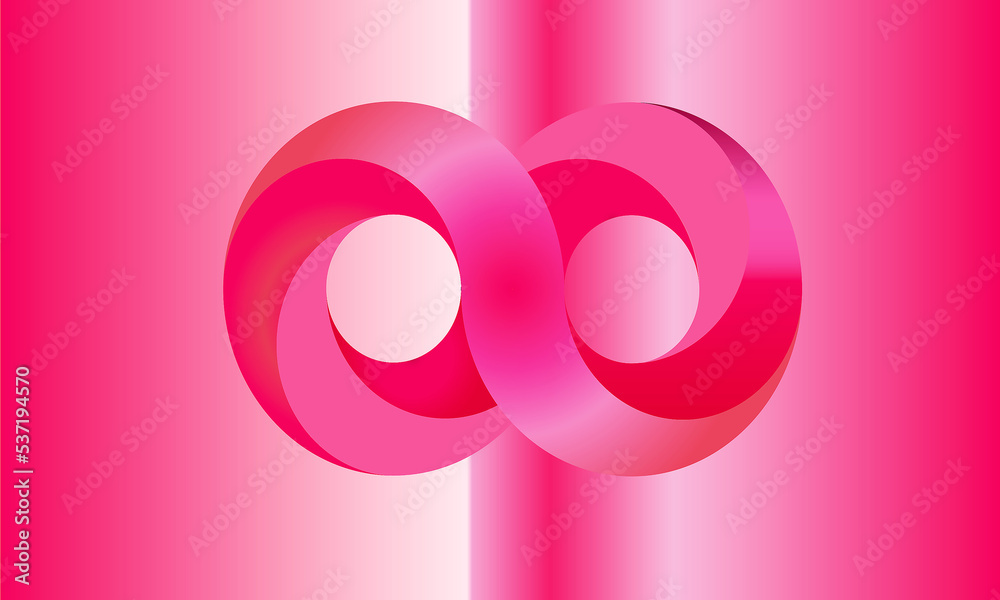 pink background with ribbon pink background with ribbon