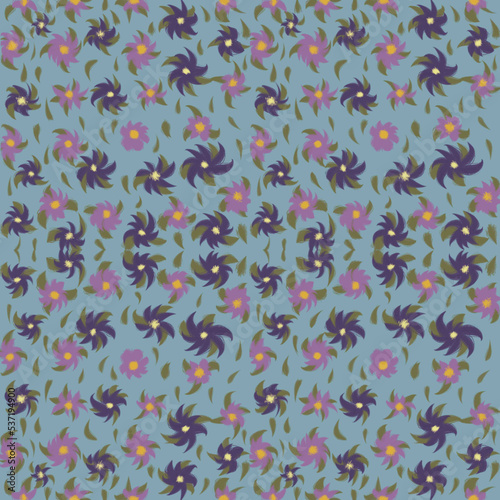 seamless pattern with flowers