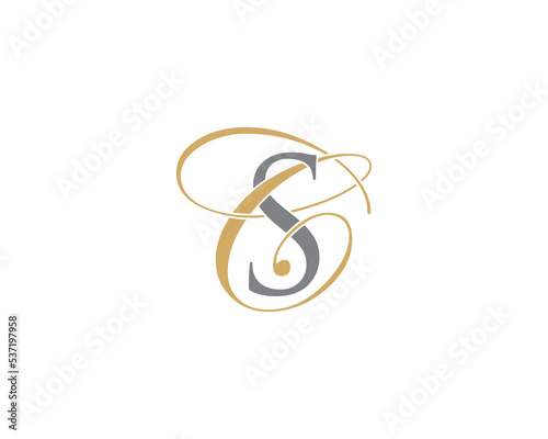 Letter S and C Logo Icon 001