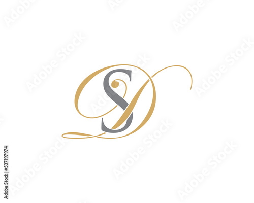 Letter S and D Logo Icon 001