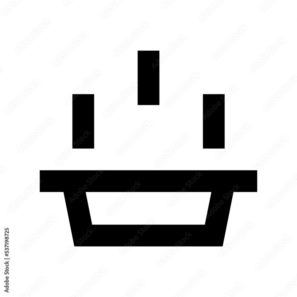 Hot Food Flat Vector Icon Hot Food Flat Vector Icon
