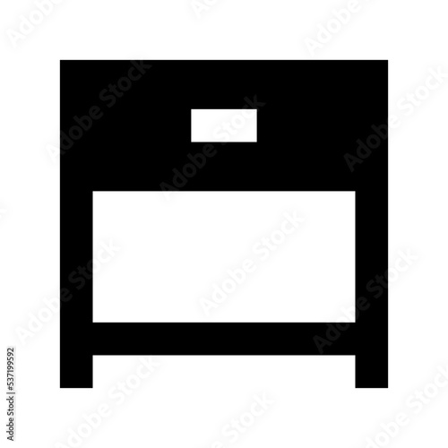 Chest of Drawers Flat Vector Icon