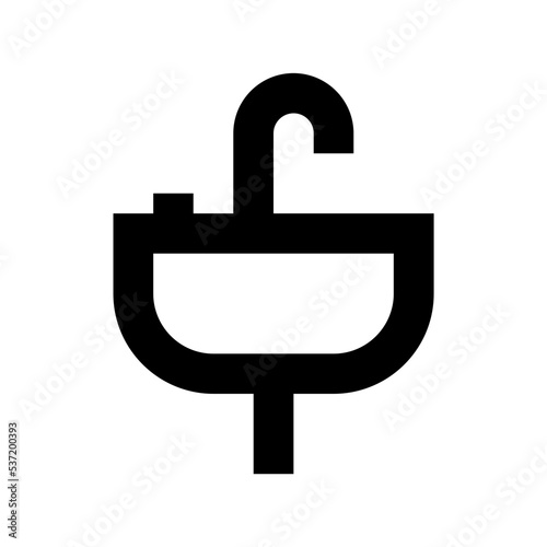 Wash Basin Flat Vector Icon