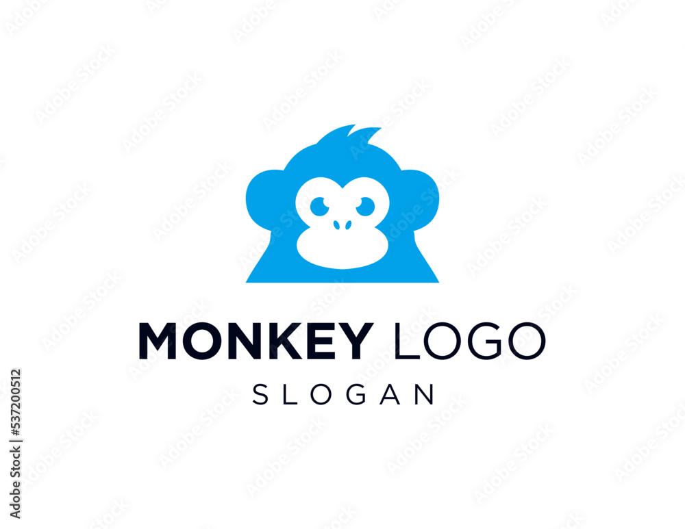 Logo design about monkey on white background. created using the CorelDraw application. Logo design about monkey on white background. created using the CorelDraw application.
