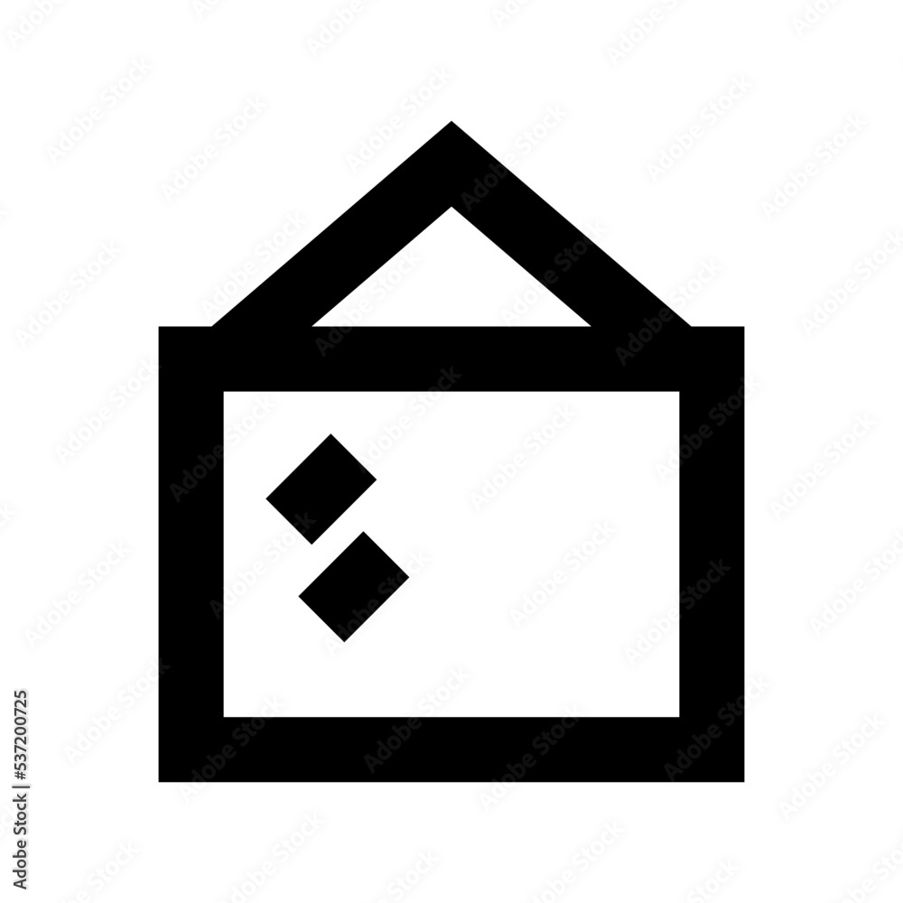 Hanging Decoration Flat Vector Icon Hanging Decoration Flat Vector Icon