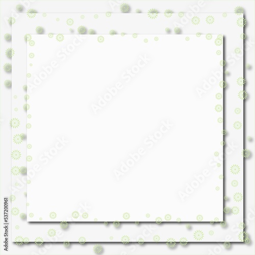 white invitation card Print