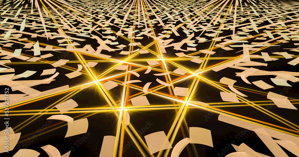 Naklejka premium Abstract shapes from fractal textures. Frsctal art.