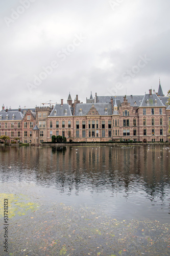 Binnenhof Building At Den Haag The Netherlands 2018