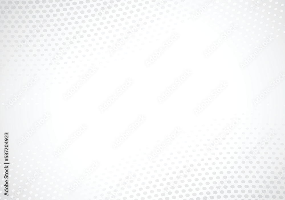 Modern Halftone white and grey background. Decorative web concept, banner, layout, poster. Vector illustration Modern Halftone white and grey background. Decorative web concept, banner, layout, poster. Vector illustration