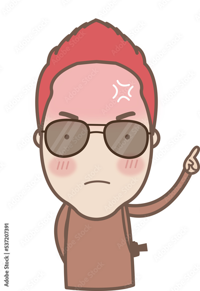 Obraz premium Cute cartoon character