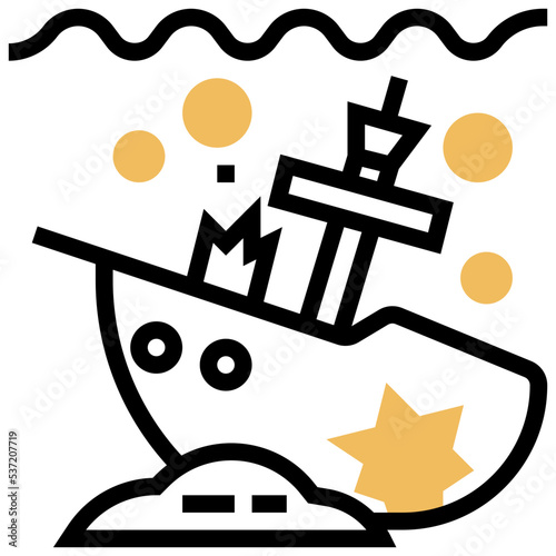 Shipwreck icon