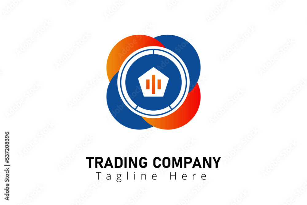 Trading Logo Template for financial company Trading Logo Template for financial company