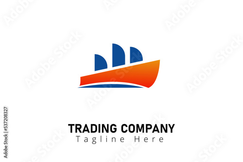 Trading  Logo Template for financial company
