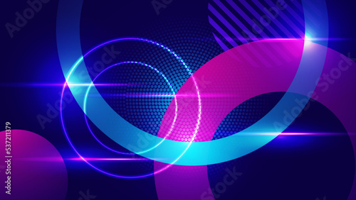 Modern abstract high-speed movement. Colorful dynamic motion on blue background. Movement sport pattern for banner or poster design background concept.