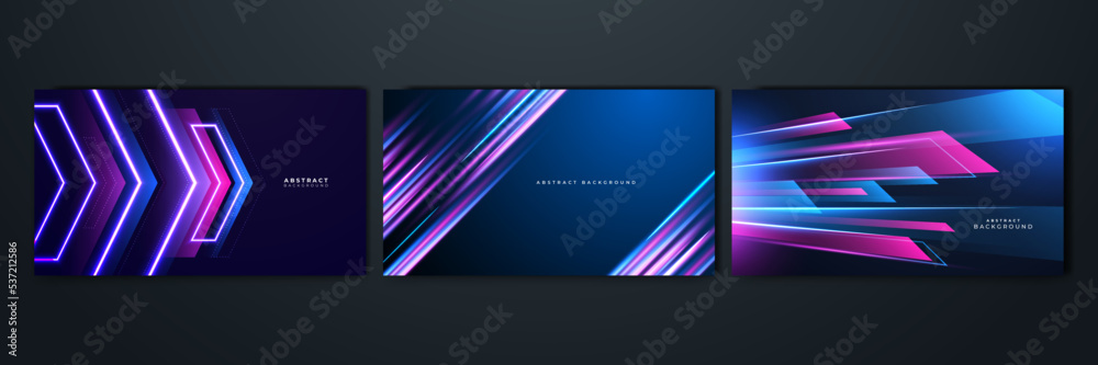 Modern abstract speed line background. Dynamic motion speed of light. Technology velocity movement pattern for banner or poster design. Vector illustration