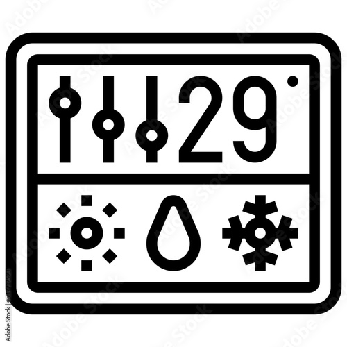 thermostat icon